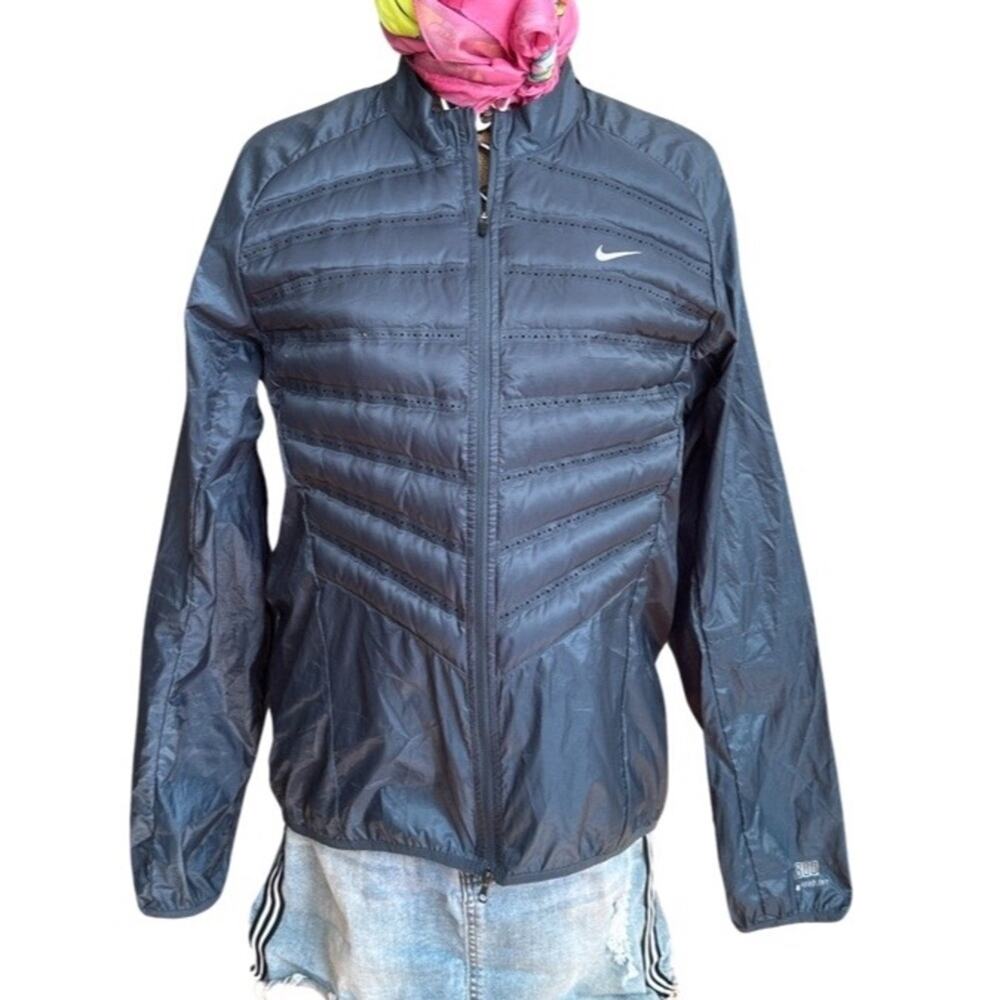 Nike Aeroloft 800 Down Running Jacket Blue - MEDIUM